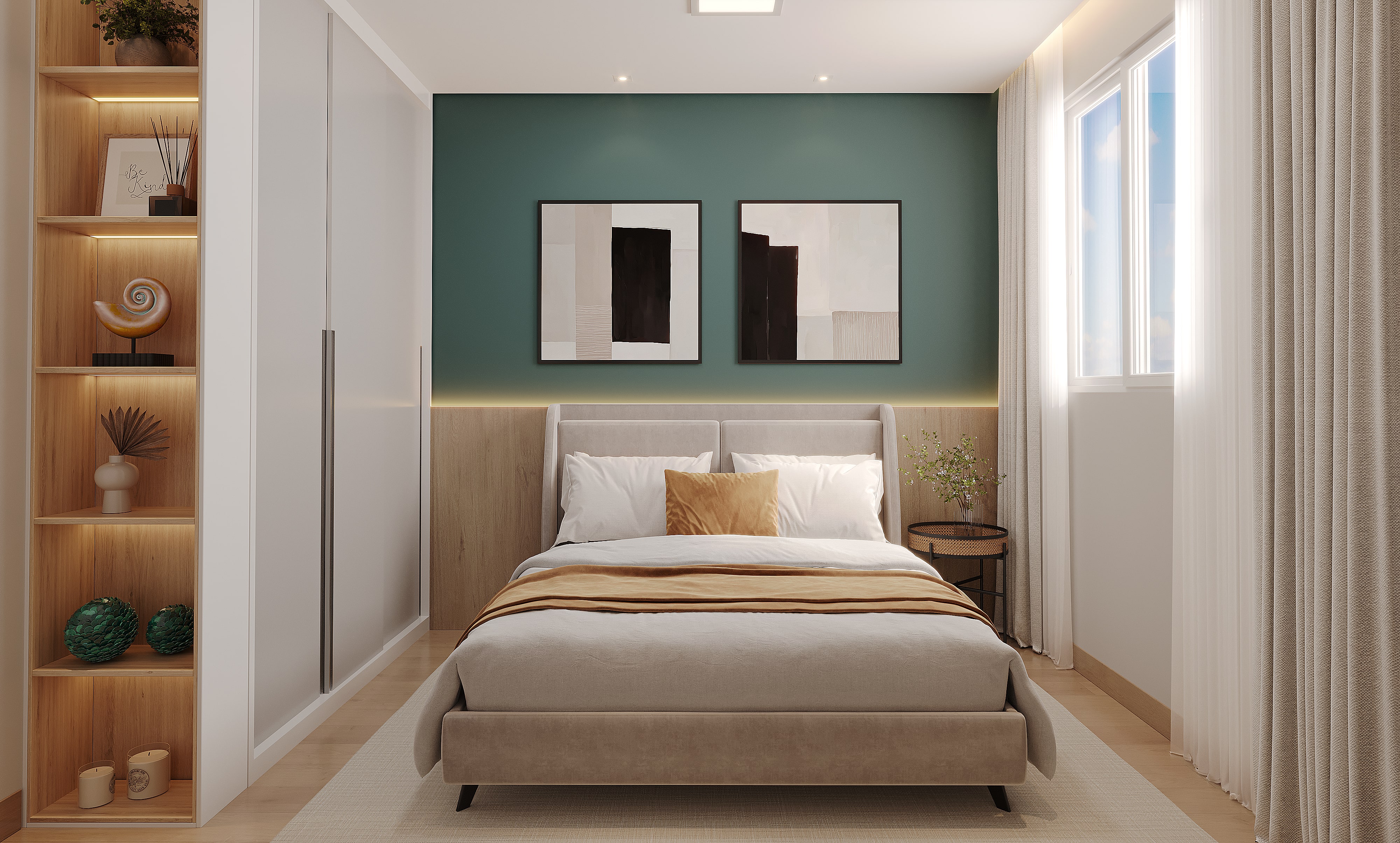 Quarto do apartamento